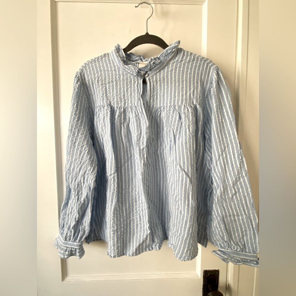 Seersucker Blouse
